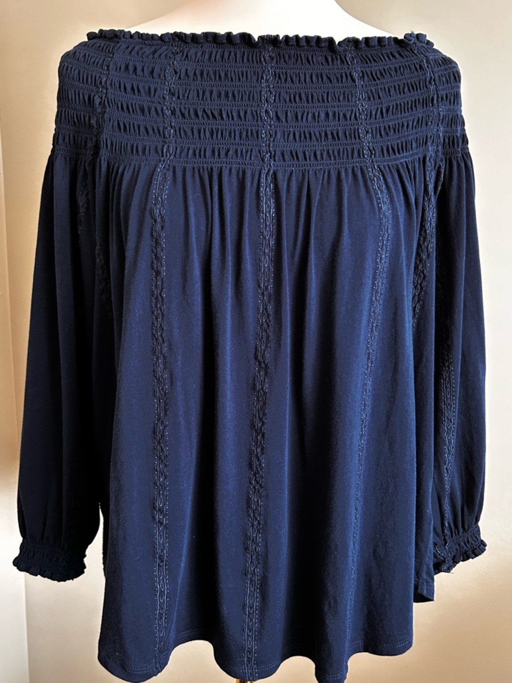 Lauren Ralph Lauren Smocked Tunic